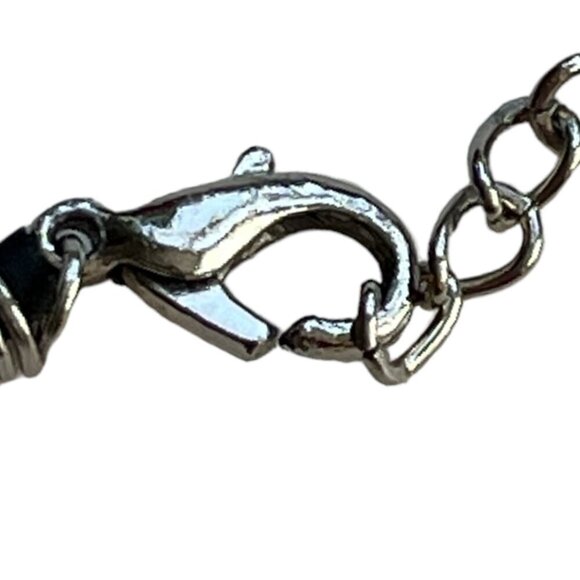 Glass Teardrop Pendant 20" Corded Necklace Artsy Hippie Granola Bohemian Boho - Picture 6 of 6